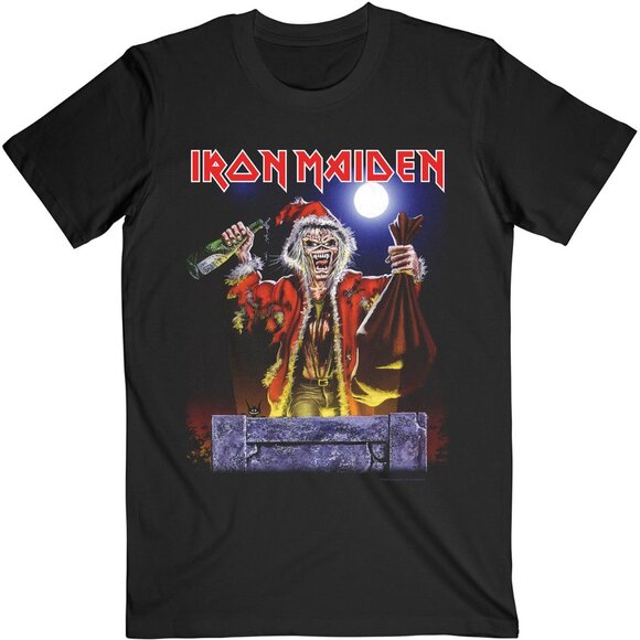 Iron Maiden No Prayer for Christmas T-Shirt Heavy Metal Band Fan Tee 99 - Picture 1 of 5